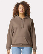 Gildan SF500 - Unisex Softstyle Midweight Hooded Sweatshirt - Brown Savana