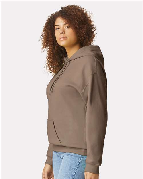 Gildan SF500 - Unisex Softstyle Midweight Hooded Sweatshirt - Brown Savana