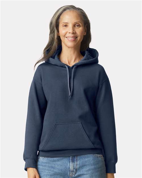 Gildan SF500 - Unisex Softstyle Midweight Hooded Sweatshirt - Blue Dusk