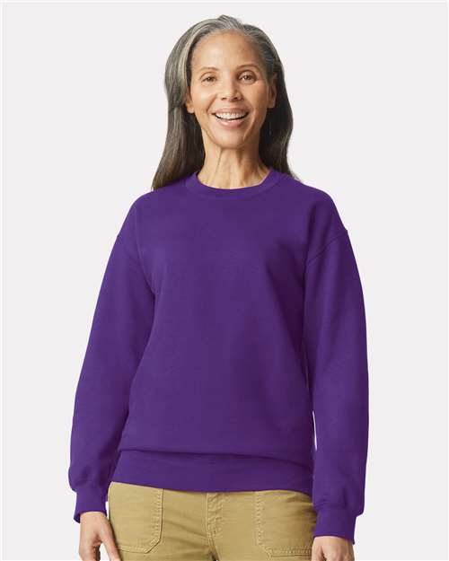 Gildan SF000 - Unisex Softstyle Midweight Crewneck Sweatshirt - Purple