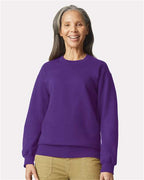 Gildan SF000 - Unisex Softstyle Midweight Crewneck Sweatshirt - Purple