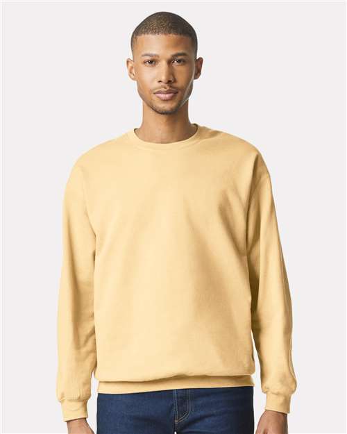 Gildan SF000 - Unisex Softstyle Midweight Crewneck Sweatshirt - Yellow Haze