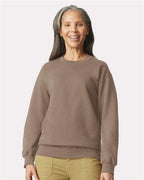 Gildan SF000 - Unisex Softstyle Midweight Crewneck Sweatshirt - Brown Savana
