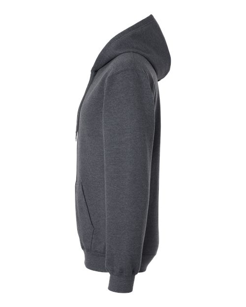 Gildan SF600 - Unisex Softstyle Full-Zip Hooded Sweatshirt - Dark Heather
