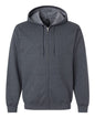 Gildan SF600 - Unisex Softstyle Full-Zip Hooded Sweatshirt - Dark Heather