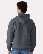 Gildan SF600 - Unisex Softstyle Full-Zip Hooded Sweatshirt - Dark Heather