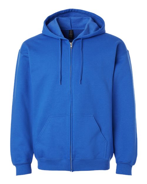 Gildan SF600 - Unisex Softstyle Full-Zip Hooded Sweatshirt - Royal