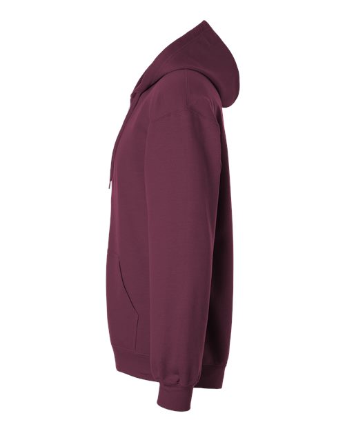 Gildan SF600 - Unisex Softstyle Full-Zip Hooded Sweatshirt - Maroon