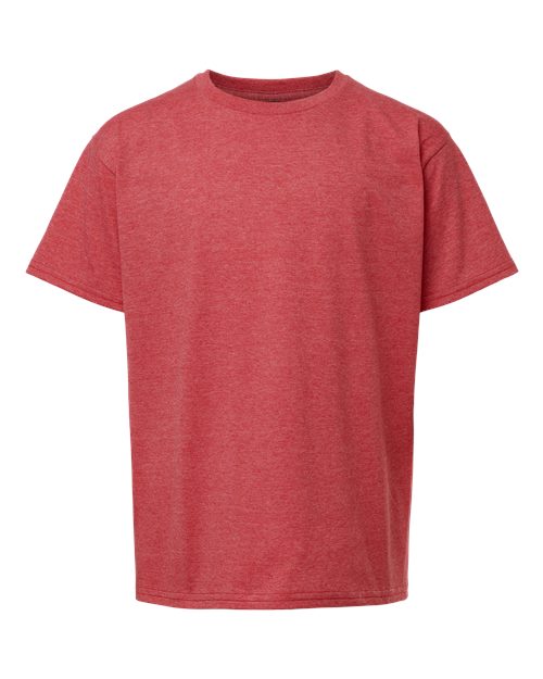 Gildan 64000B - Youth Softstyle T-Shirt - Heather Red