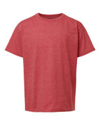 Gildan 64000B - Youth Softstyle T-Shirt - Heather Red
