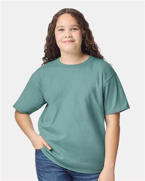 Gildan 5000B - Youth Heavy CottonTM T-Shirt - Aquatic