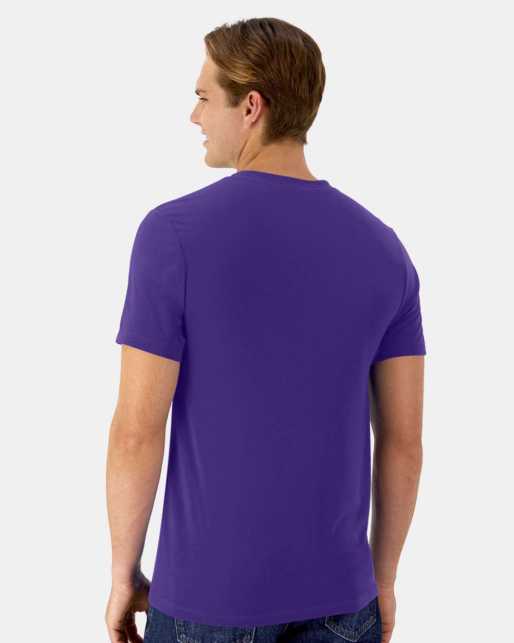 Hanes 4873 - Unisex Cool DRI® Cotton Touch T-Shirt - Athletic Purple