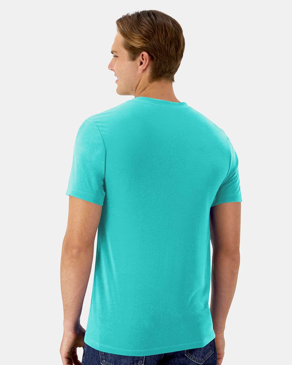 Hanes 4873 - Unisex Cool DRI® Cotton Touch T-Shirt - Athletic Teal