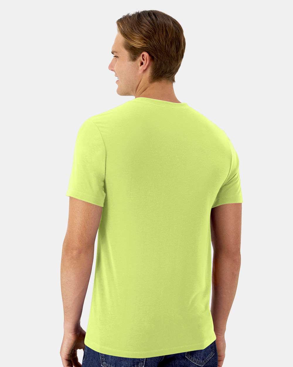 Hanes 4873 - Unisex Cool DRI® Cotton Touch T-Shirt - Safety Green