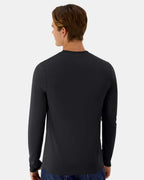Hanes 484L - Unisex Cool DRI® Cotton Touch Long Sleeve T-Shirt - Black