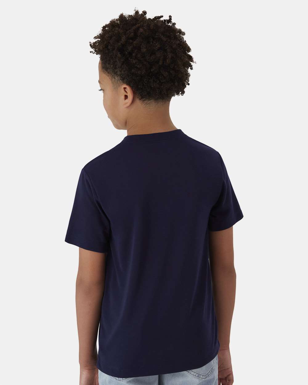 Hanes 484Y - Youth Cool DRI® Cotton Touch T-Shirt - Athletic Navy