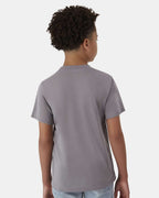 Hanes 484Y - Youth Cool DRI® Cotton Touch T-Shirt - Graphite