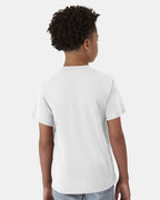 Hanes 484Y - Youth Cool DRI® Cotton Touch T-Shirt - White