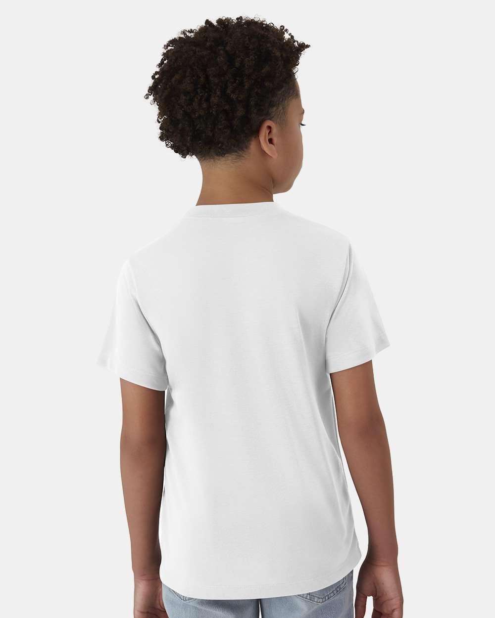 Hanes 484Y - Youth Cool DRI® Cotton Touch T-Shirt - White