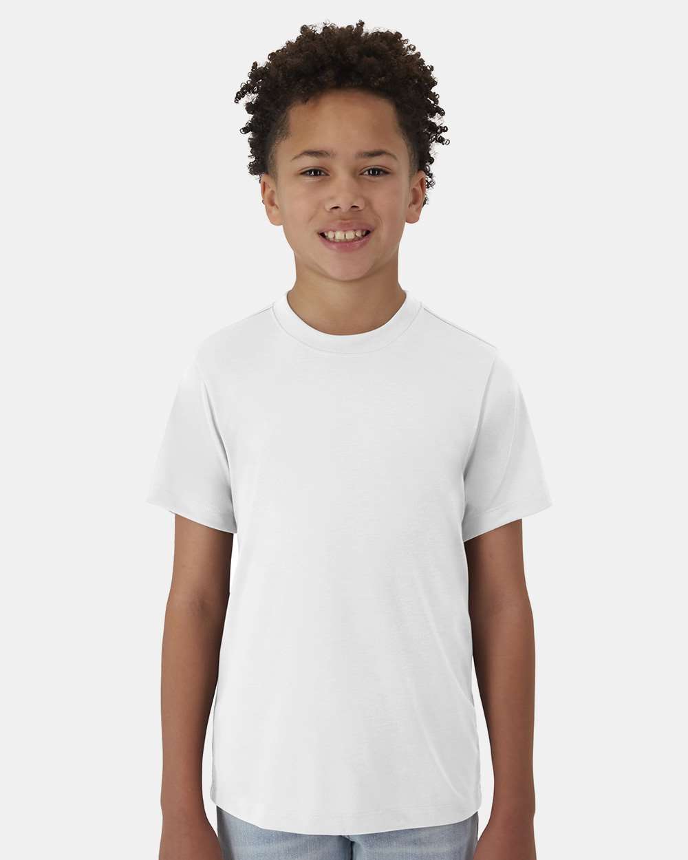 Hanes 484Y - Youth Cool DRI® Cotton Touch T-Shirt — White