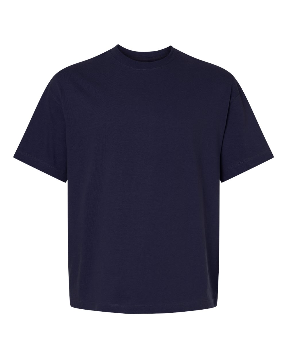 Hanes 5180R - Unisex Beefy-T® Retro Street T-Shirt — Athletic Navy (flat)