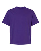 Hanes 5180R - Unisex Beefy-T® Retro Street T-Shirt — Athletic Purple (flat)