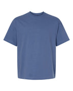 Hanes 5180R - Unisex Beefy-T® Retro Street T-Shirt — Denim Blue (flat)