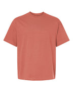 Hanes 5180R - Unisex Beefy-T® Retro Street T-Shirt — Picante Pink (flat)