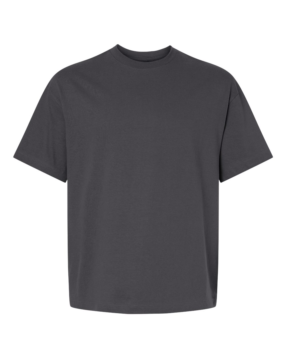 Hanes 5180R - Unisex Beefy-T® Retro Street T-Shirt — Smoke Grey (flat)