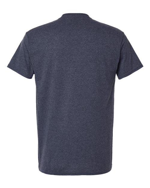 Gildan 3000 - Unisex Light Cotton T-Shirt - Heather Navy