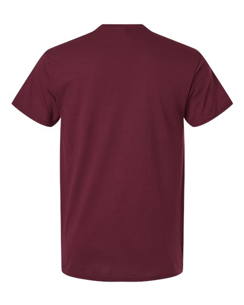 Gildan 3000 - Unisex Light Cotton T-Shirt - Maroon