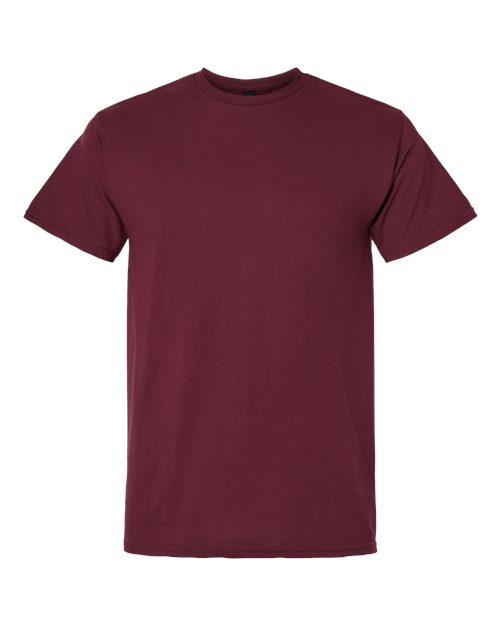 Gildan 3000 - Unisex Light Cotton T-Shirt - Maroon