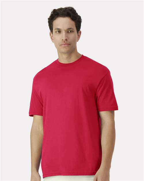 Gildan 3000 - Unisex Light Cotton T-Shirt - Red