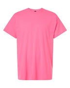 Gildan 3000 - Unisex Light Cotton T-Shirt - Safety Pink
