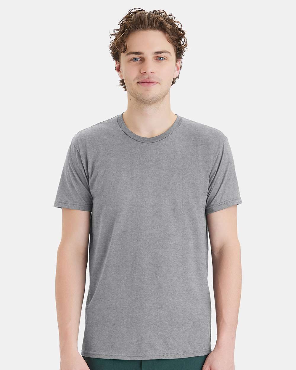 Hanes 498PT - Unisex Perfect-T DTG T-Shirt — Light Steel