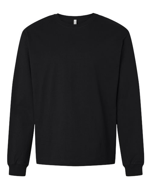 BELLA + CANVAS 4651 - Unisex 7.5 oz Heavyweight Long Sleeve Tee - Black