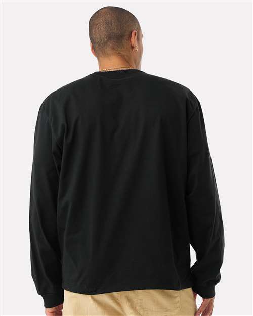 BELLA + CANVAS 4651 - Unisex 7.5 oz Heavyweight Long Sleeve Tee - Black