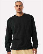 BELLA + CANVAS 4651 - Unisex 7.5 oz Heavyweight Long Sleeve Tee - Black