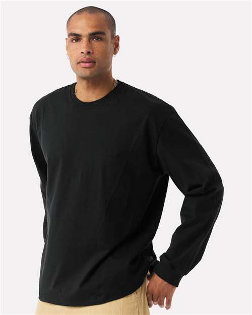 BELLA + CANVAS 4651 - Unisex 7.5 oz Heavyweight Long Sleeve Tee - Black