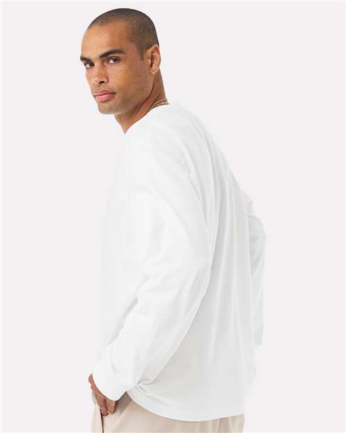 BELLA + CANVAS 4651 - Unisex 7.5 oz Heavyweight Long Sleeve Tee - White