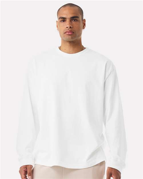 BELLA + CANVAS 4651 - Unisex 7.5 oz Heavyweight Long Sleeve Tee - White