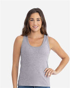 Next Level 3933 - Women's Cotton Tank - Heather Grey