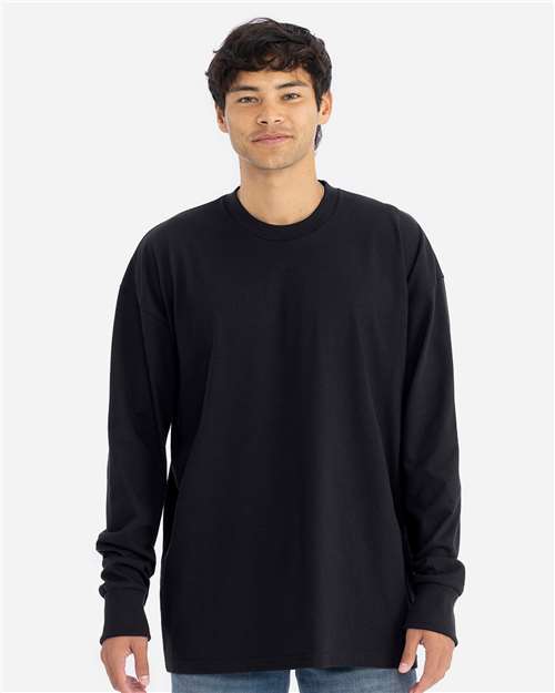 Next Level 7211 - Unisex Heavyweight Long Sleeve T-Shirt - Black