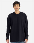 Next Level 7211 - Unisex Heavyweight Long Sleeve T-Shirt - Black