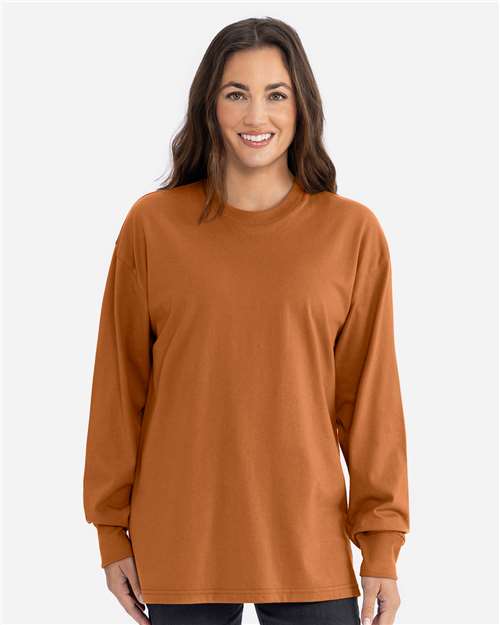 Next Level 7211 - Unisex Heavyweight Long Sleeve T-Shirt - Clay