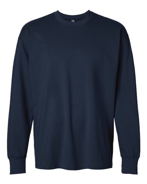 Next Level 7211 - Unisex Heavyweight Long Sleeve T-Shirt - Midnight Navy
