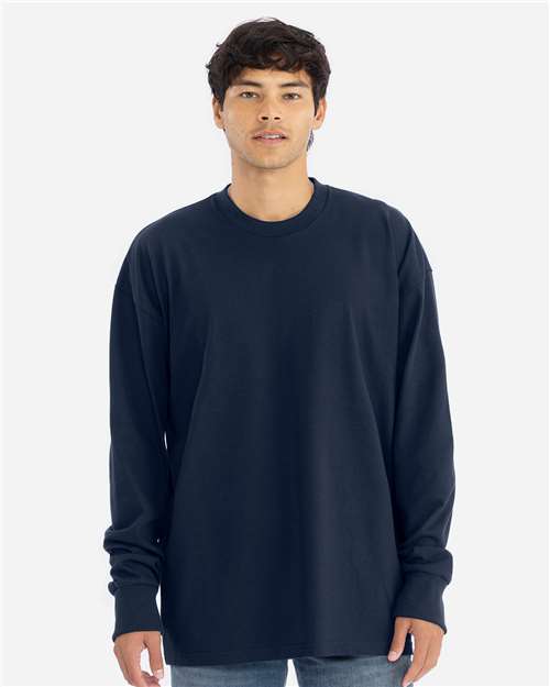 Next Level 7211 - Unisex Heavyweight Long Sleeve T-Shirt - Midnight Navy