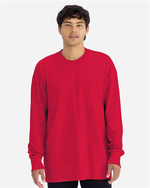Next Level 7211 - Unisex Heavyweight Long Sleeve T-Shirt - Red