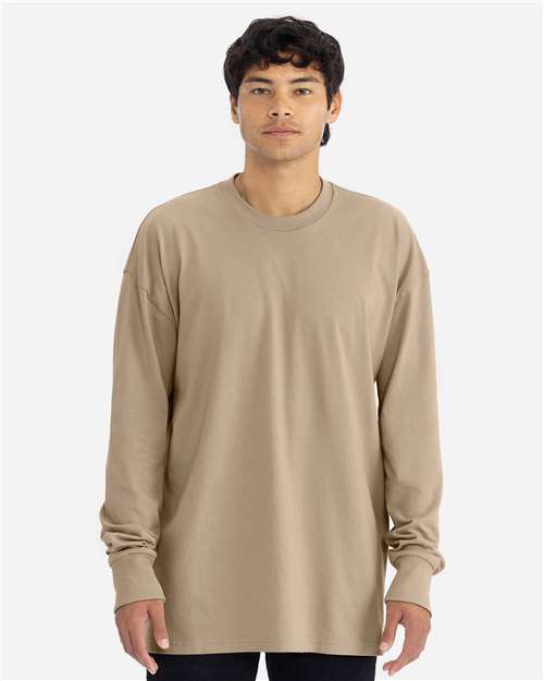 Next Level 7211 - Unisex Heavyweight Long Sleeve T-Shirt - Tan