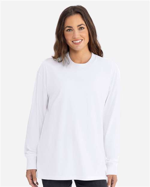 Next Level 7211 - Unisex Heavyweight Long Sleeve T-Shirt - White